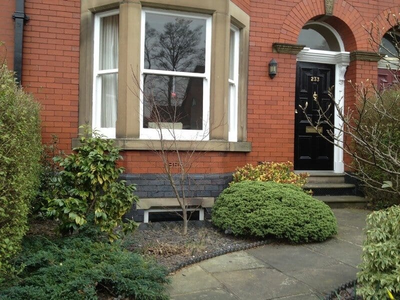 Brick pointing and mortar repair on a Dorridge home