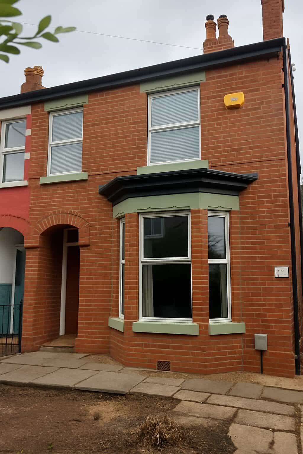 Brick repointing and restoration work in West Bromwich