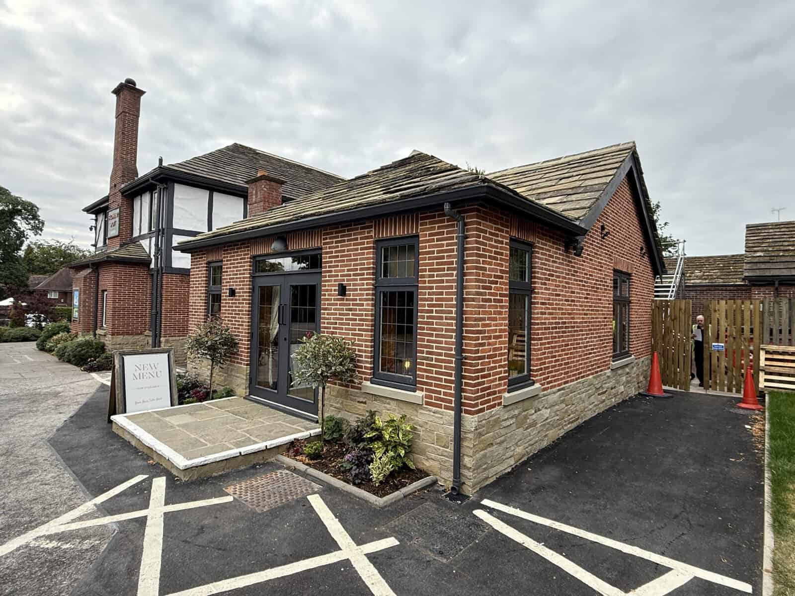 Weather struck brick pointing completed in Parbold