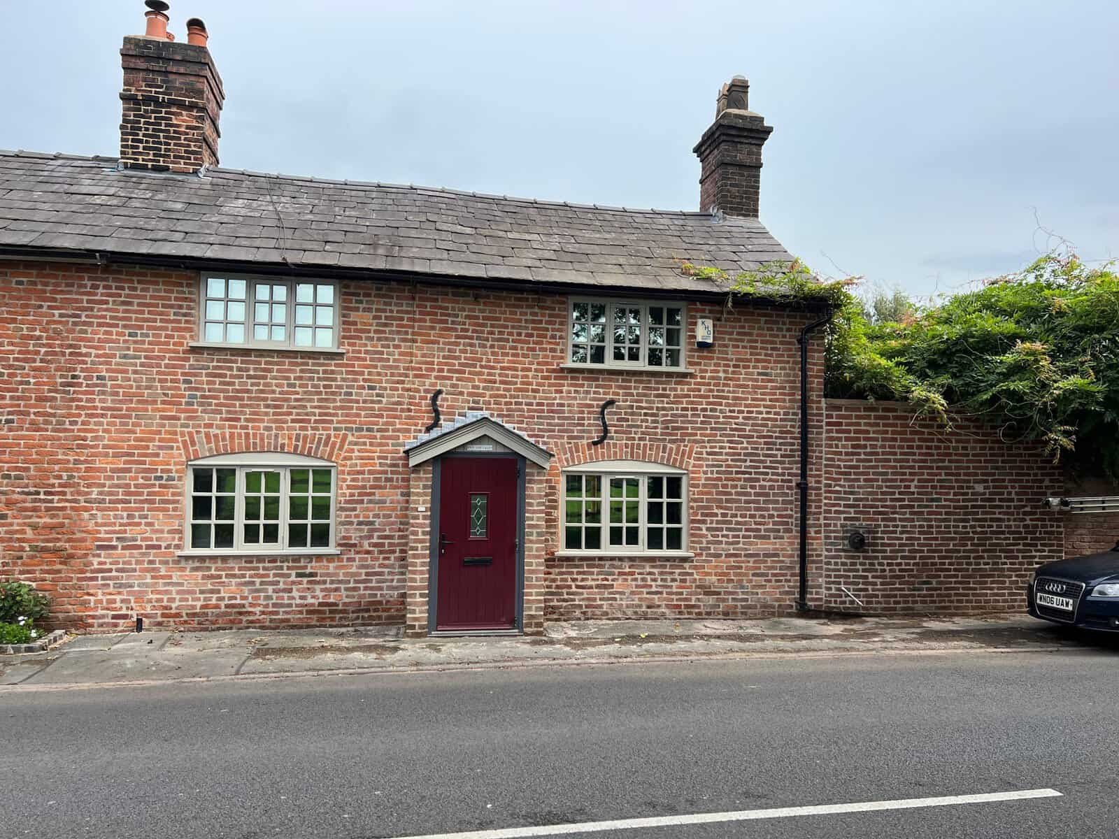 Brick repointing work completed in Leamington Spa