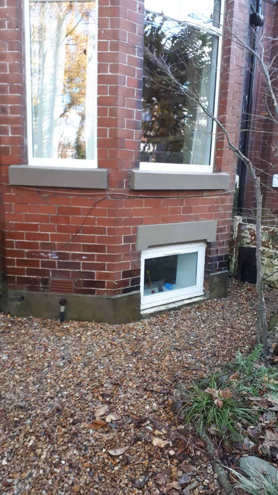 Completed Victorian window sill repair